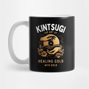 Kintsugi gold art for philosophy lovers Mug